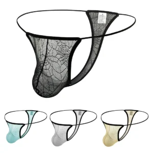 Tanga para hombre transparente